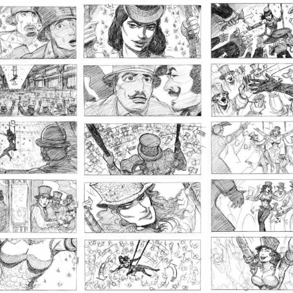943Ben, storyboard çizimi yaparım